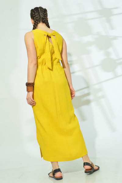 Платье MALI 419-027 желтый - фото 5