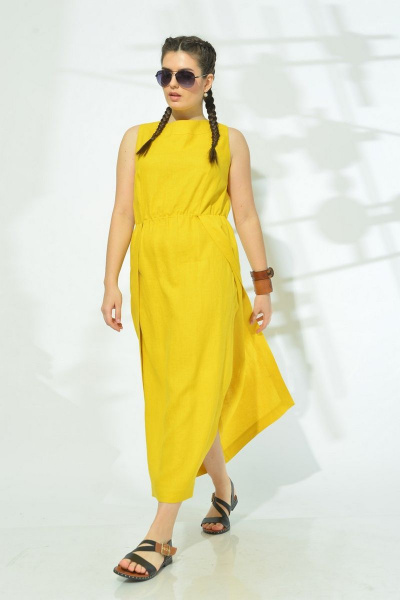 Платье MALI 419-027 желтый - фото 4