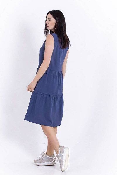Платье SW Moda 01-202 синий - фото 2
