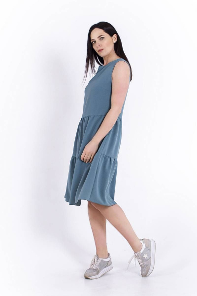 Платье SW Moda 01-202 голубой - фото 2