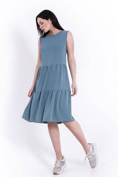 Платье SW Moda 01-202 голубой - фото 1