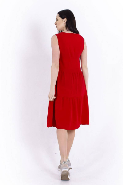 Платье SW Moda 01-202 красный - фото 2