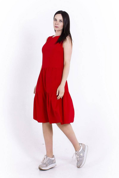 Платье SW Moda 01-202 красный - фото 1