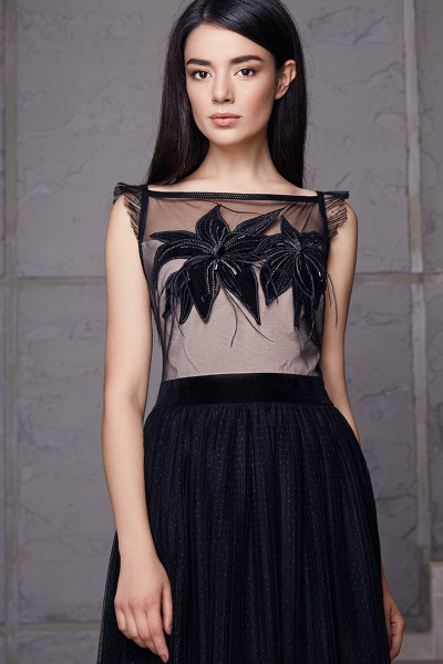Платье LaVeLa L1727 черный - фото 2