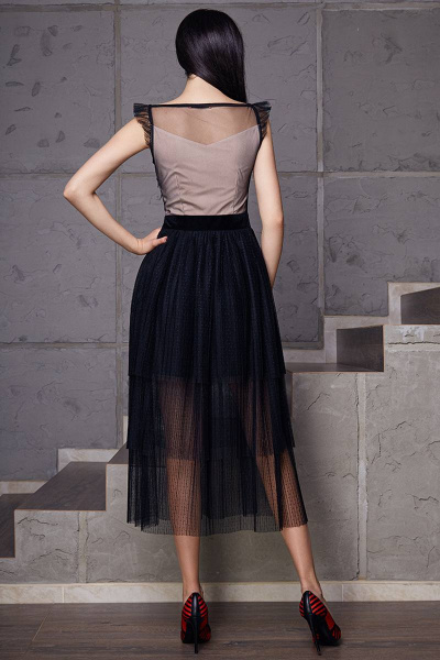 Платье LaVeLa L1727 черный - фото 3