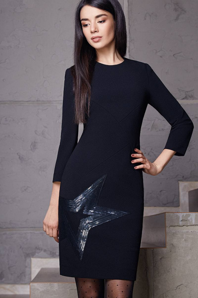 Платье LaVeLa L1737 черный - фото 1