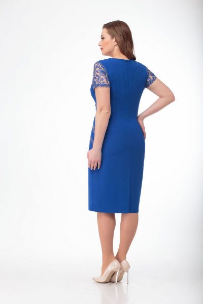 Платье Anelli 215 синий - фото 3