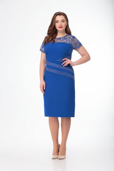 Платье Anelli 215 синий - фото 1