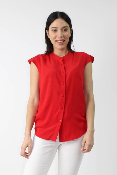 Блуза VLADOR 500611 красный - фото 1