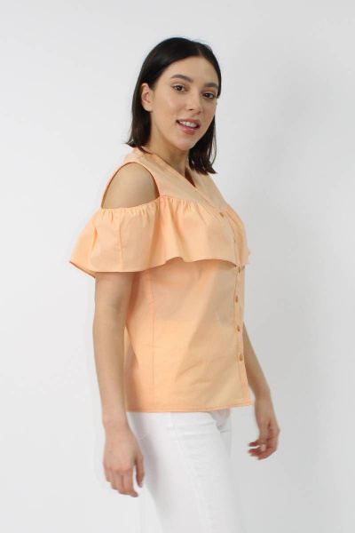 Блуза VLADOR 500621-1 персиковый - фото 2