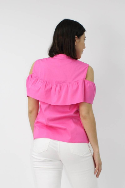 Блуза VLADOR 500621-1 розовый - фото 3