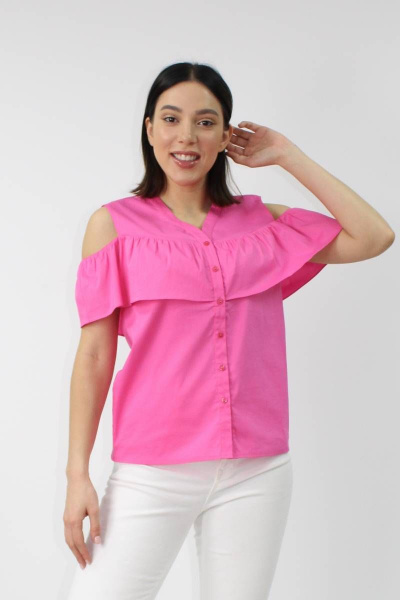Блуза VLADOR 500621-1 розовый - фото 1