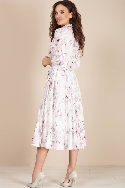 Платье Teffi Style L-1425 розовые_лилии - фото 3