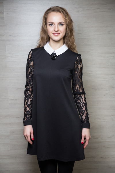 Платье Ivera 329 черный - фото 1