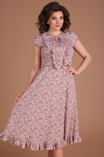Платье Мода Юрс 2562 розовый - фото 6