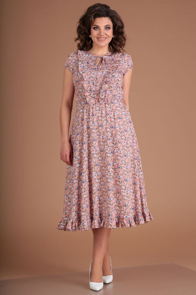 Платье Мода Юрс 2562 розовый - фото 5