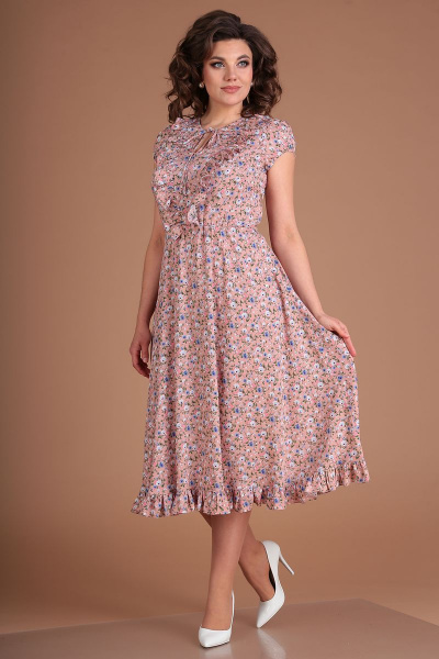 Платье Мода Юрс 2562 розовый - фото 4
