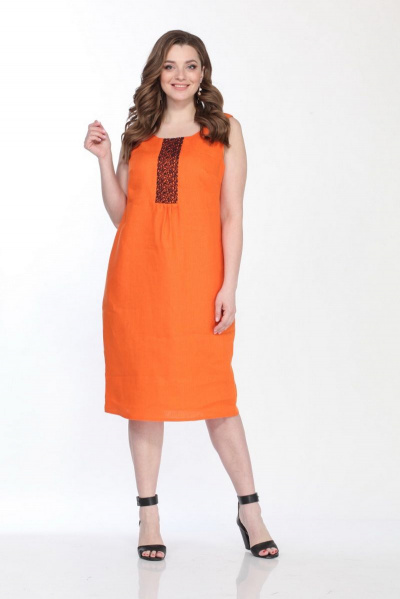 Платье Djerza 1292 оранж - фото 6