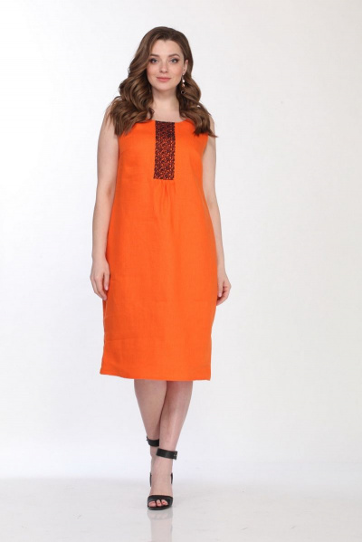 Платье Djerza 1292 оранж - фото 2