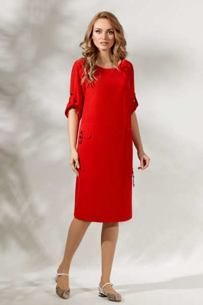 Платье Магия моды 1716 красный - фото 1