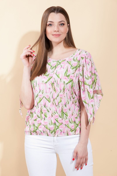Блуза La Prima 0361 розовый - фото 1