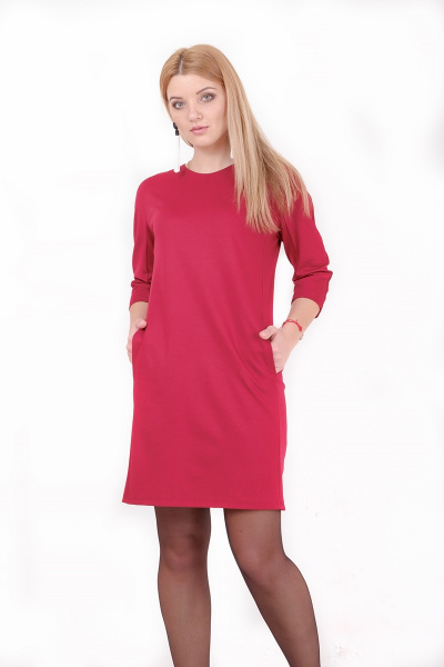 Платье Mita ЖМ768 красный - фото 1