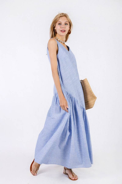 Платье Daloria 5017 голубой - фото 1