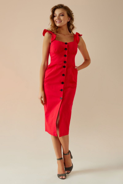 Платье Andrea Fashion AF-2 красный - фото 1