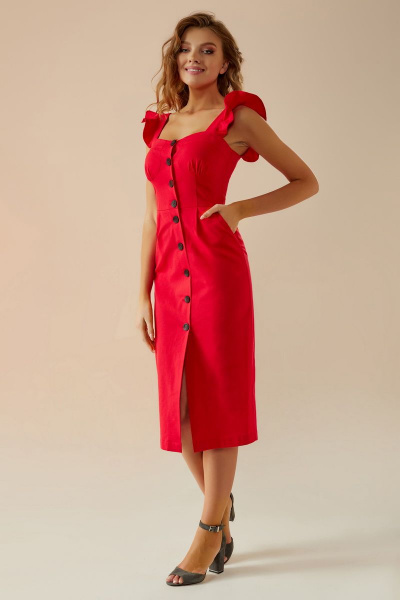 Платье Andrea Fashion AF-2 красный - фото 2