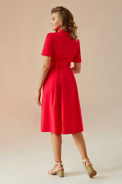 Платье Andrea Fashion AF-11 красный - фото 3