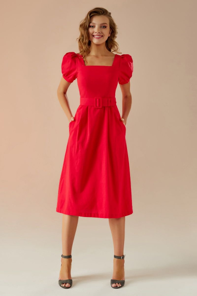 Платье Andrea Fashion AF-14 красный - фото 1