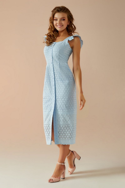 Платье Andrea Fashion AF-15 голубой - фото 3