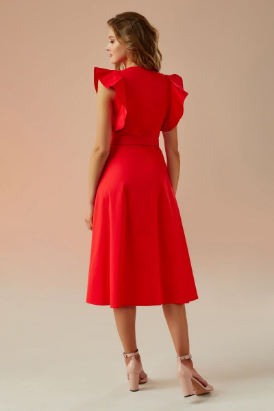Платье Andrea Fashion AF-27 красный - фото 3