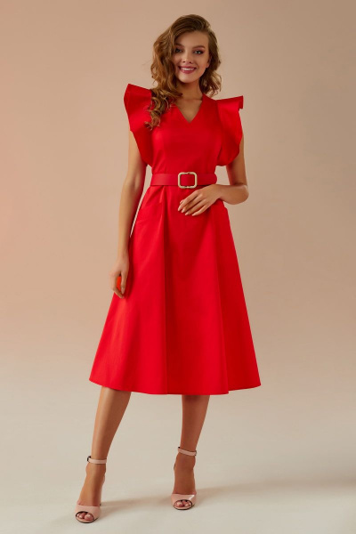 Платье Andrea Fashion AF-27 красный - фото 1