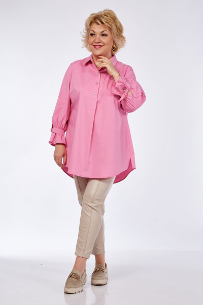 Блуза Djerza 0131 розовый - фото 6