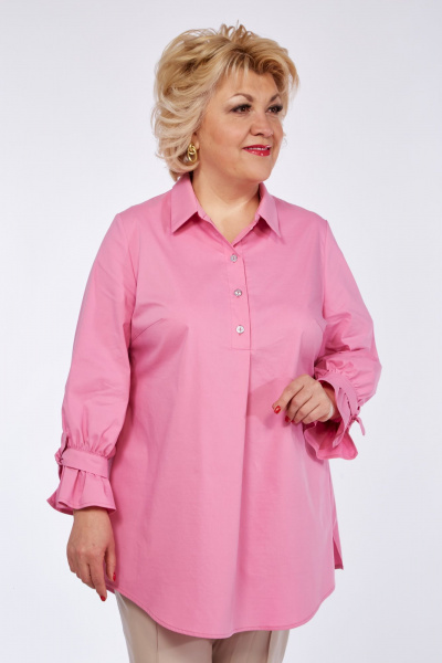 Блуза Djerza 0131 розовый - фото 4