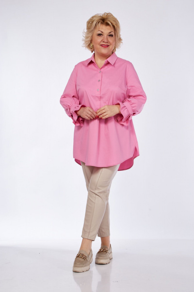 Блуза Djerza 0131 розовый - фото 1
