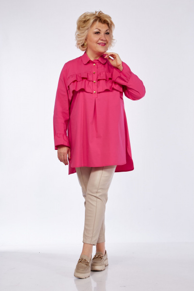 Блуза Djerza 0130 розовый - фото 8