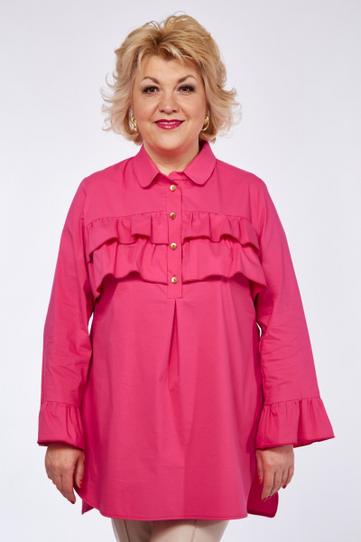 Блуза Djerza 0130 розовый - фото 4