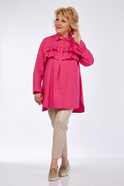Блуза Djerza 0130 розовый - фото 3