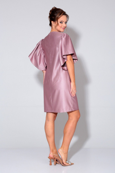 Платье Liona Style 870 розовый - фото 4