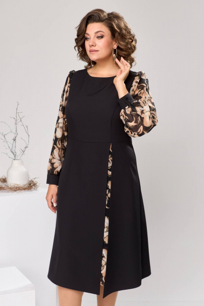 Платье Romanovich Style 1-2608 черный - фото 3