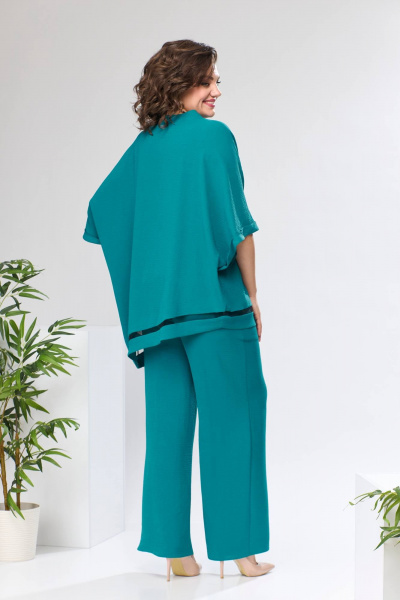 Блуза, брюки Romanovich Style 2-2430 изумрудный - фото 8