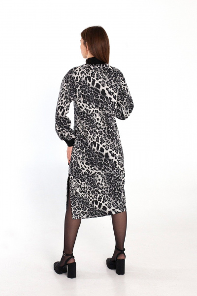 Платье i3i Fashion 103/8 черный_леопард - фото 3