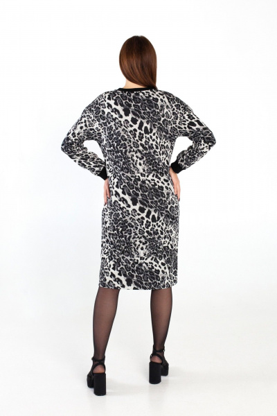 Платье i3i Fashion 107/2 черный_леопард - фото 4