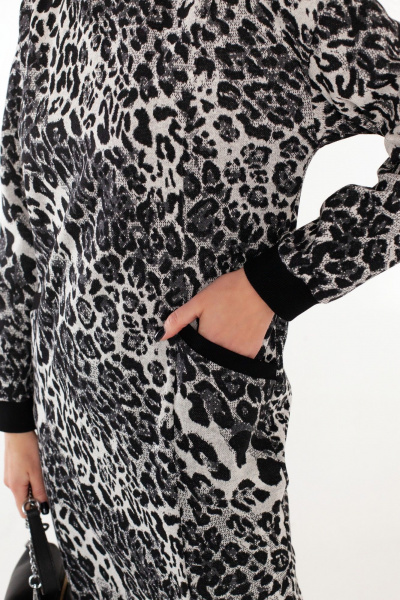 Платье i3i Fashion 107/2 черный_леопард - фото 2