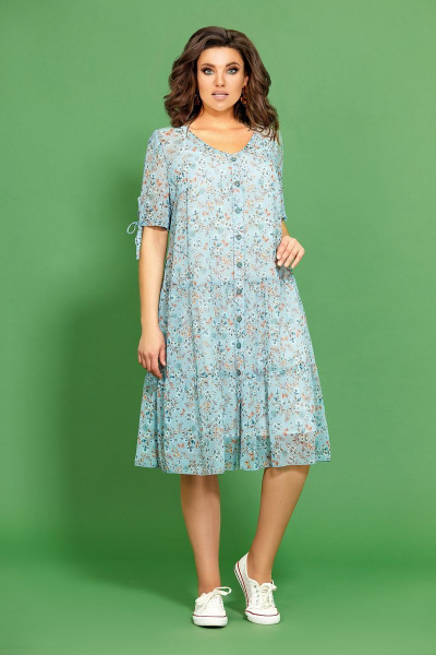 Платье Mubliz 443 голубой - фото 1