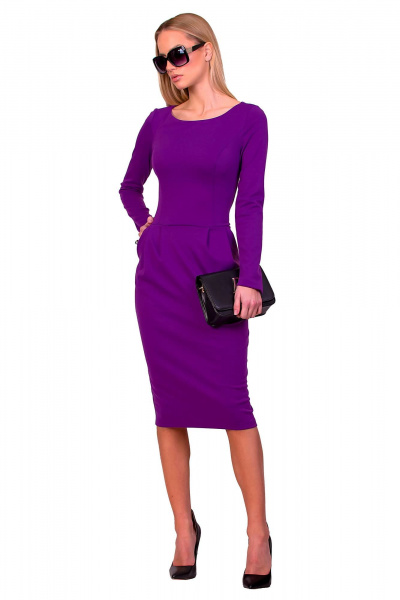Платье F de F 2382 ярко-фиолетовый - фото 3