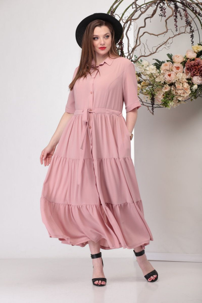 Платье Michel chic 929 розовый - фото 1