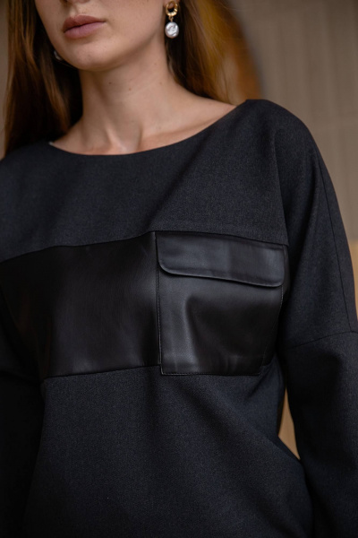 Блуза, брюки Daloria 9144/1 черный - фото 5